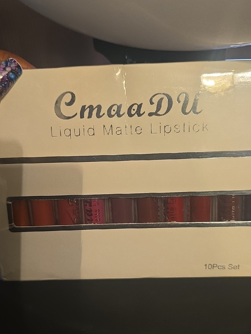 CmaaDU Liquid Matte Lipstick Set - Warm Reds & Pinks